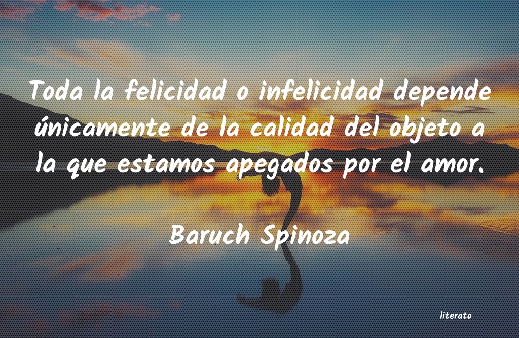 Frases de Baruch Spinoza