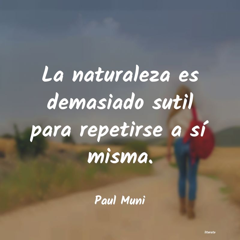 frases de Paul Muni