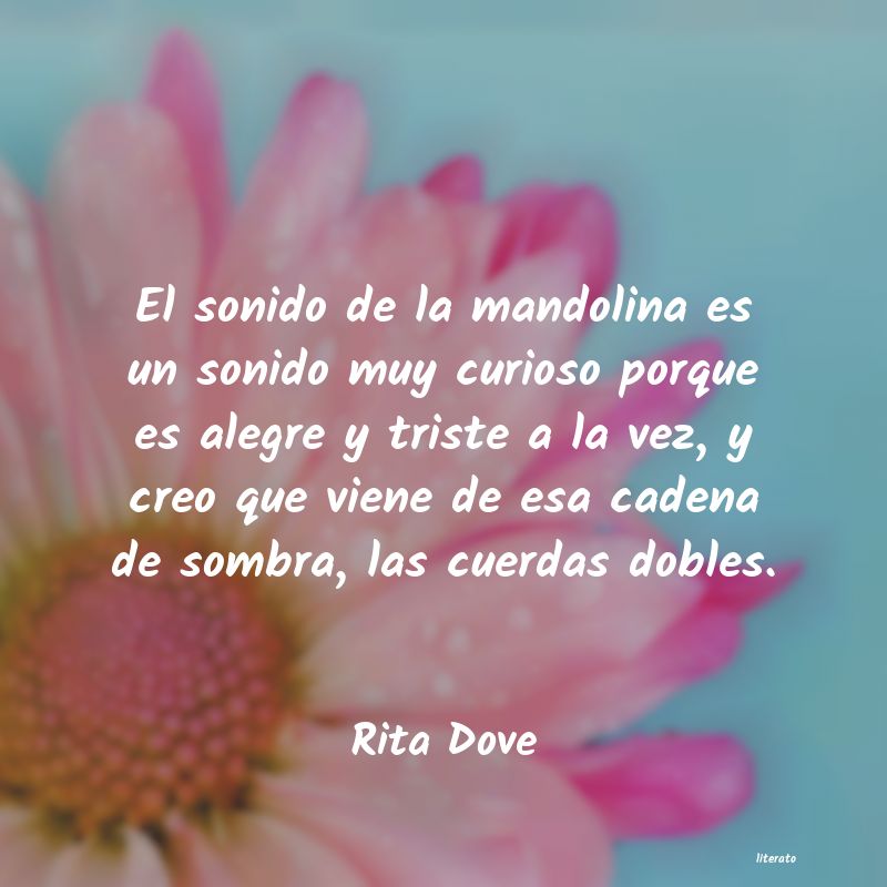 Frases de Rita Dove