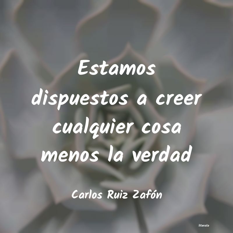 Frases de Carlos Ruiz Zafón