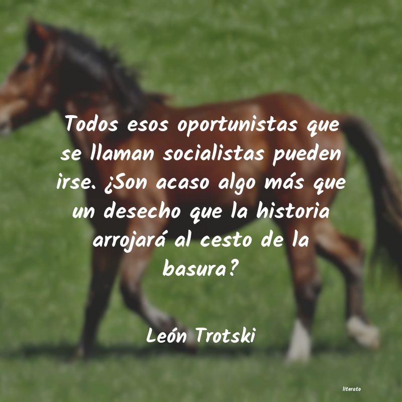frases de León Trotski