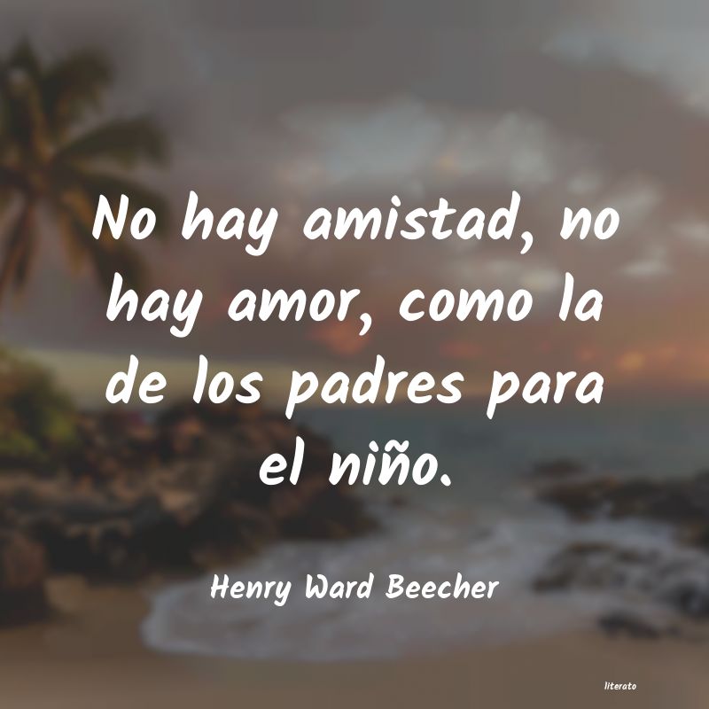 frases de Henry Ward Beecher