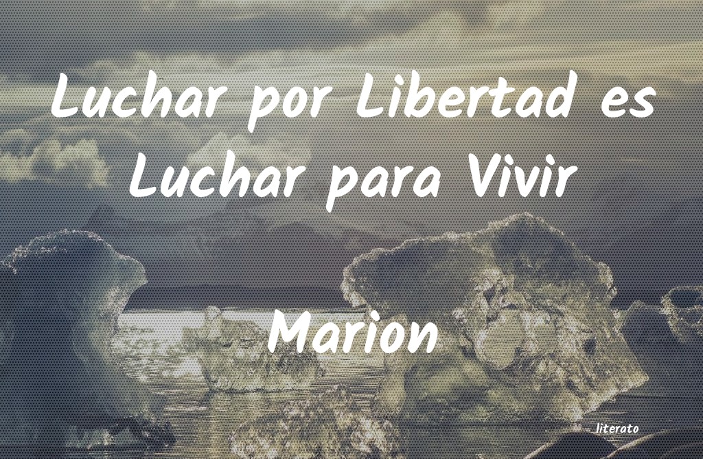 Frases de Marion