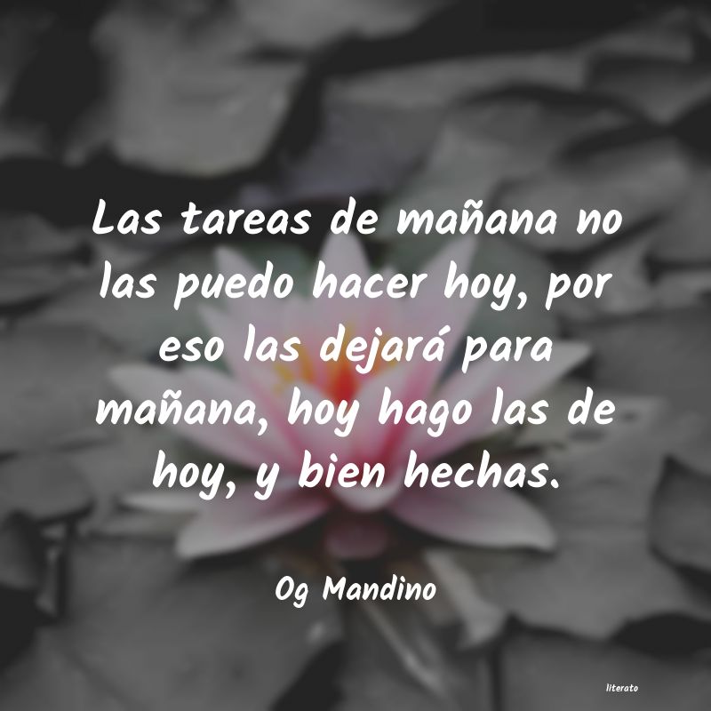frases de Og Mandino