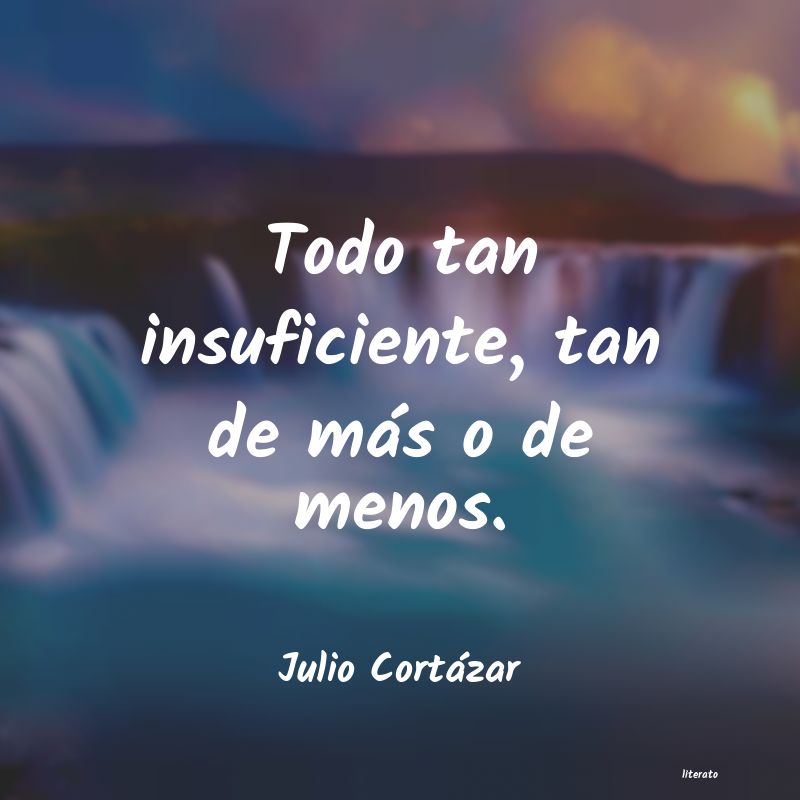 frases de Julio Cortázar