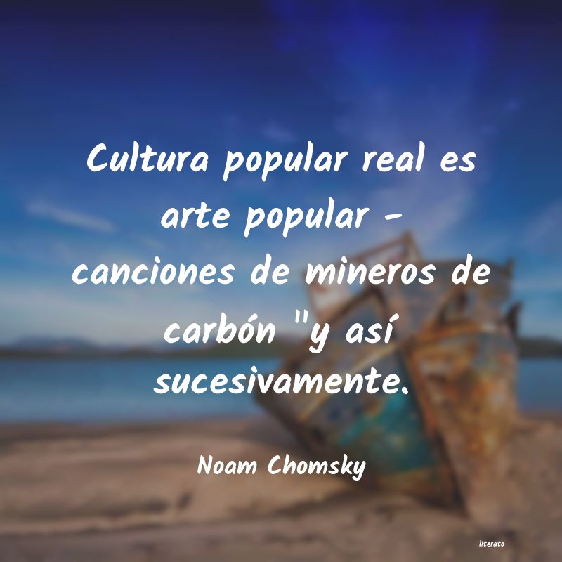 frases de Noam Chomsky