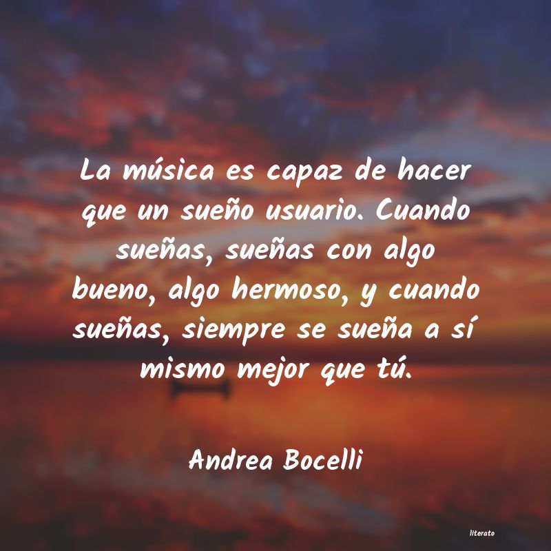 frases de Andrea Bocelli