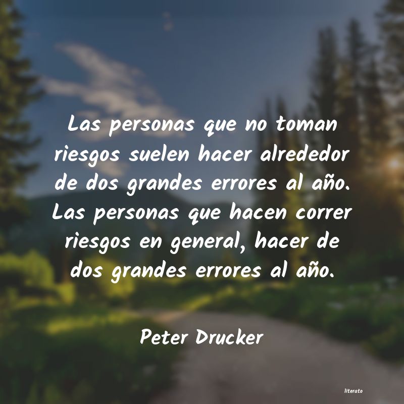 Frases de Peter Drucker