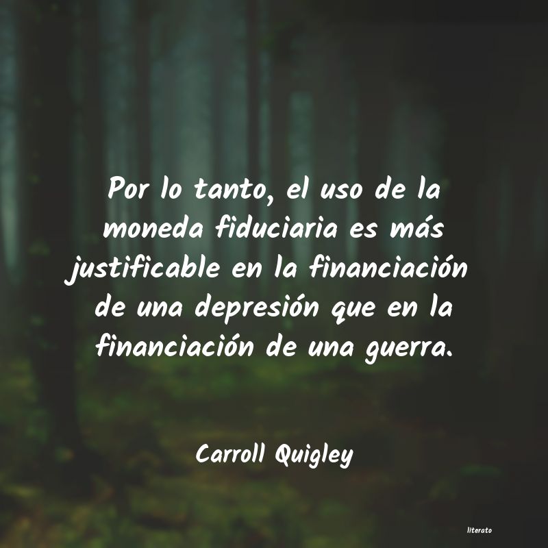 frases de Carroll Quigley