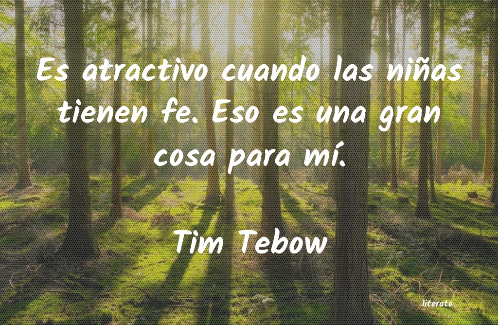 Frases de Tim Tebow