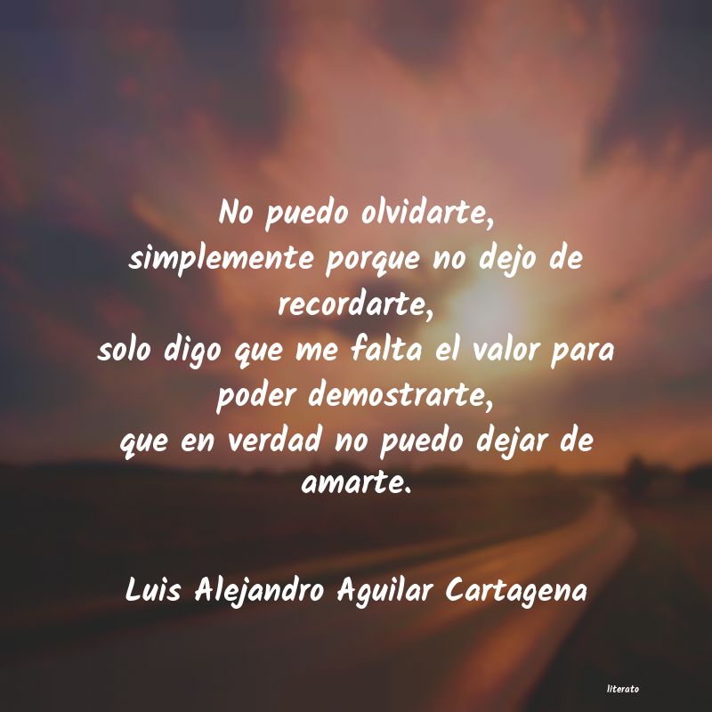 frases de Luis Alejandro Aguilar Cartagena