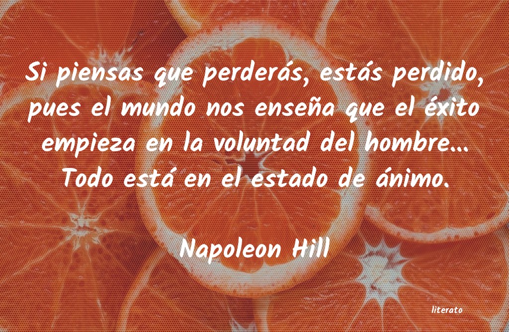 Frases de Napoleon Hill