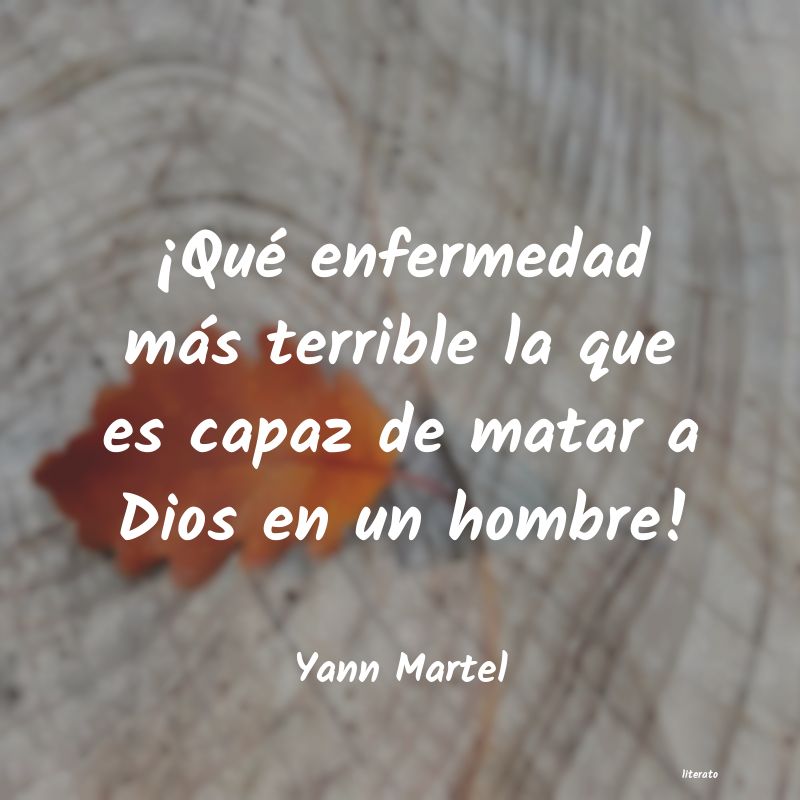 frases de Yann Martel