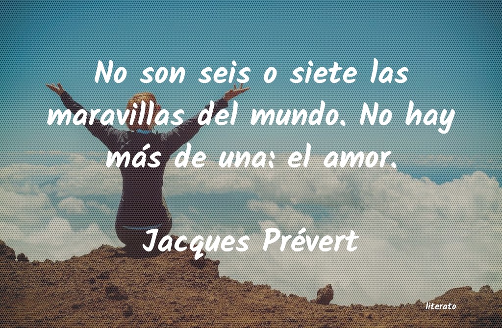 Frases de Jacques Prévert