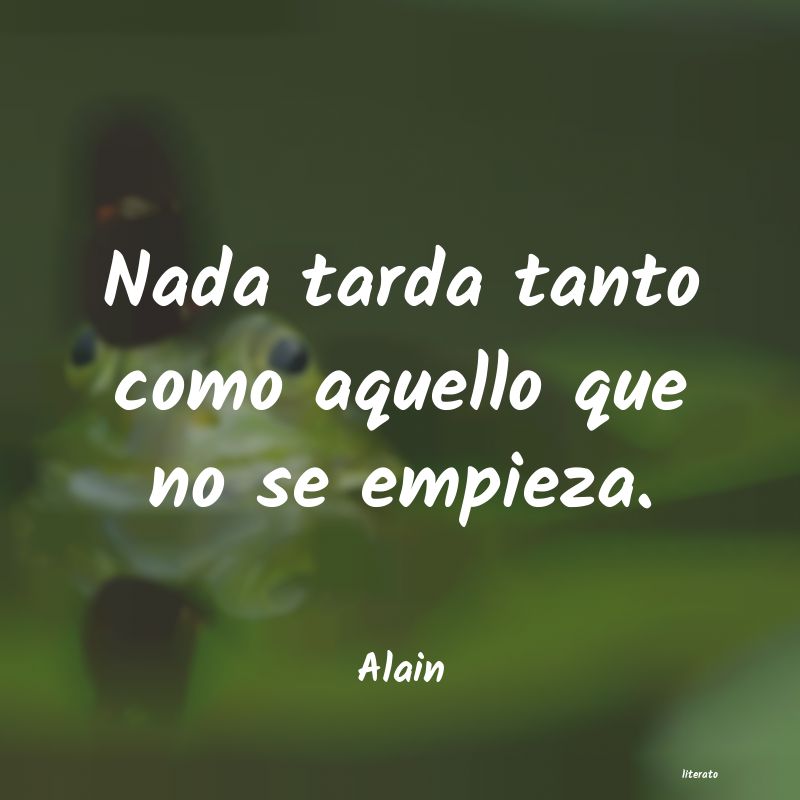 frases de Alain