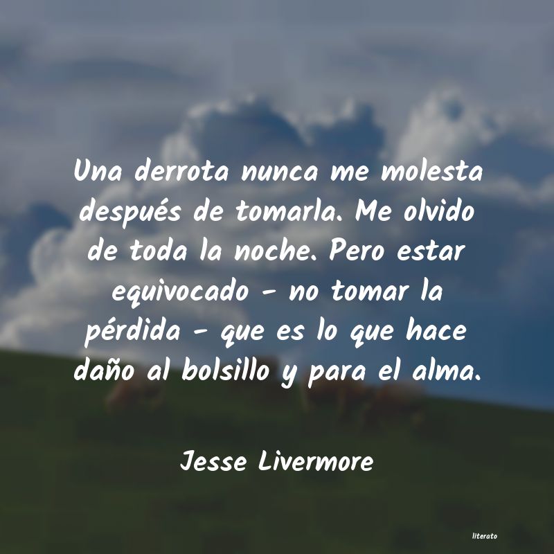 Frases de Jesse Livermore