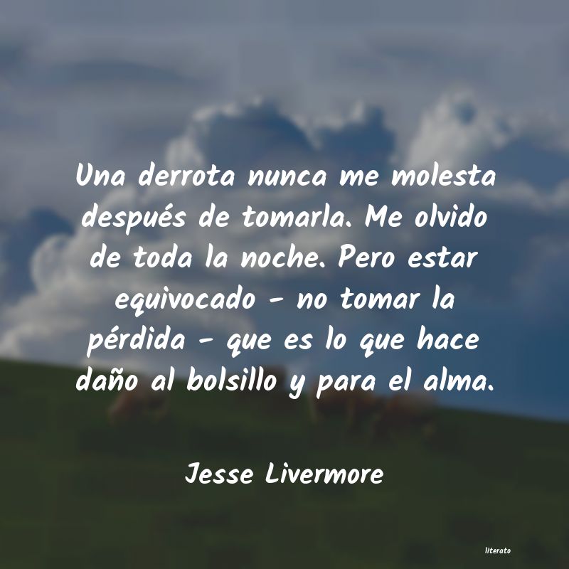 frases de Jesse Livermore