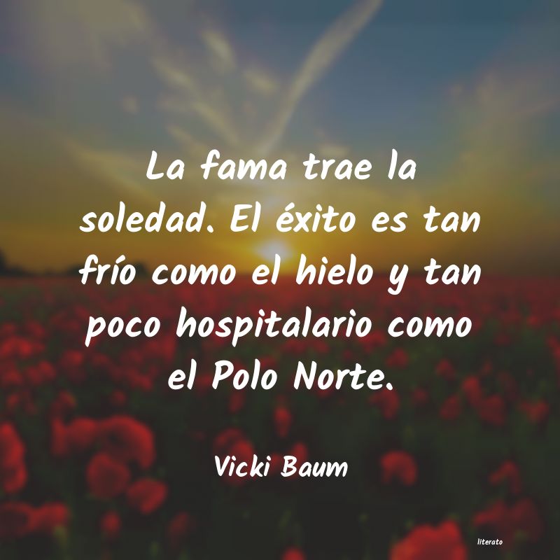 Frases de Vicki Baum