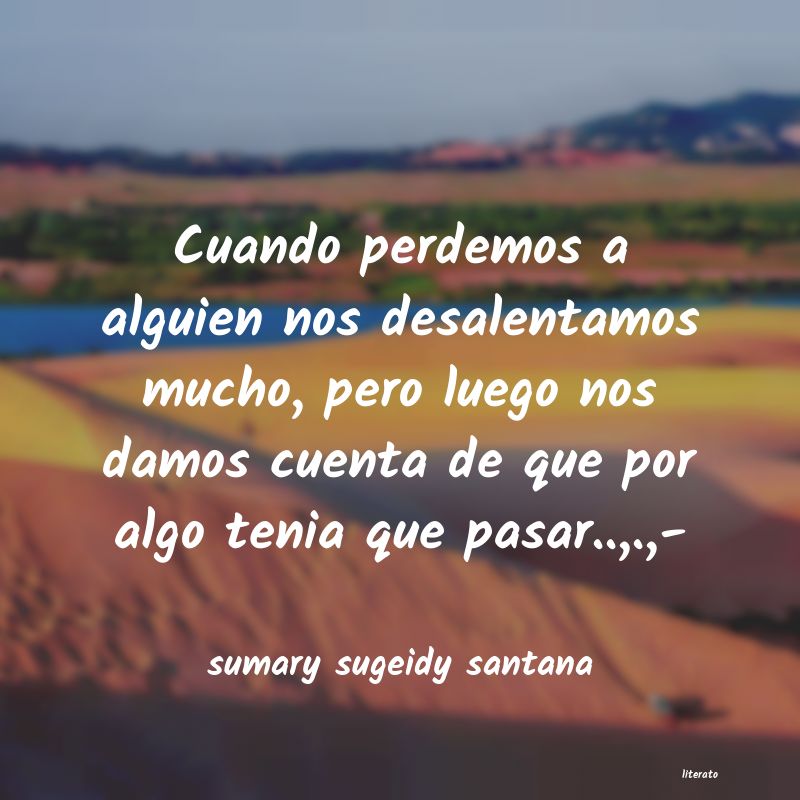 frases de sumary sugeidy santana