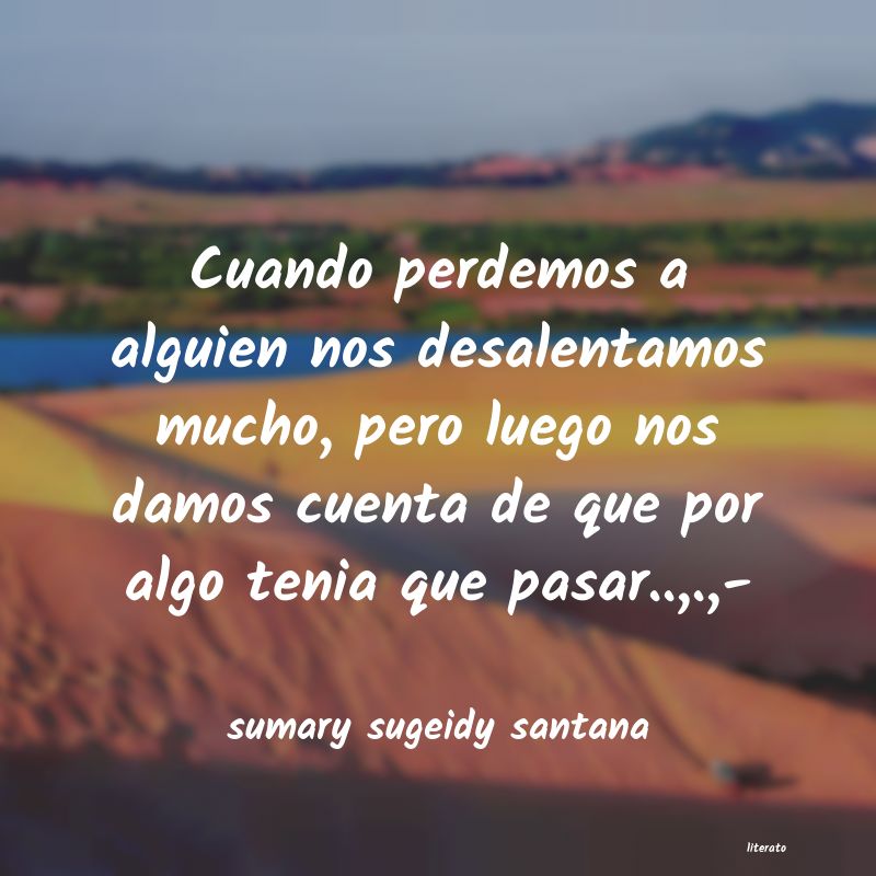 Frases de sumary sugeidy santana