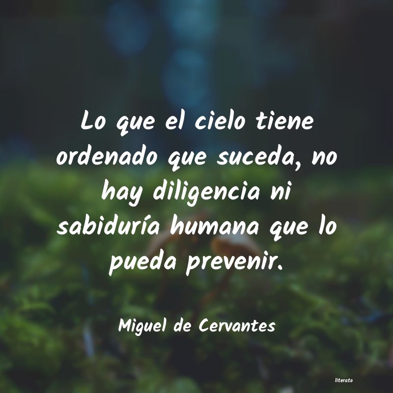 pensamientos de cervantes