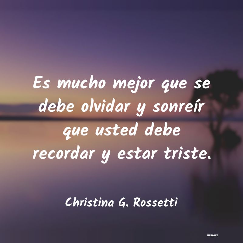 Frases de Christina G. Rossetti