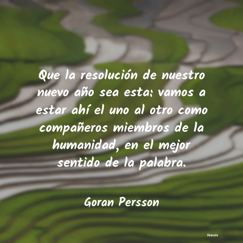 Frases de Goran Persson