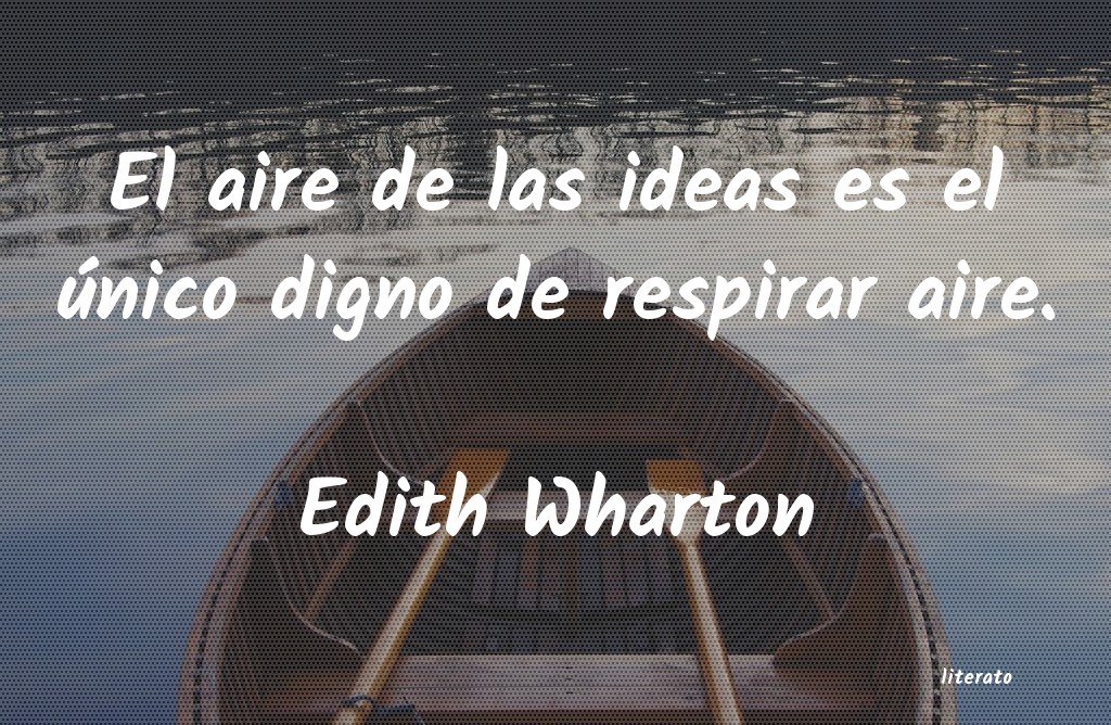 edith wharton hay dos maneras de