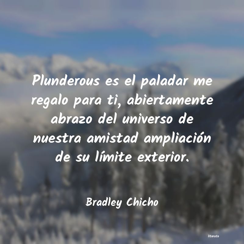 Frases de Bradley Chicho