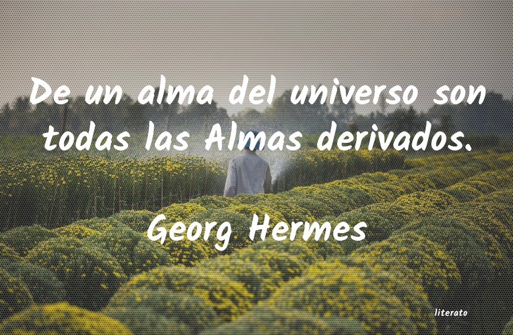 Frases de Georg Hermes