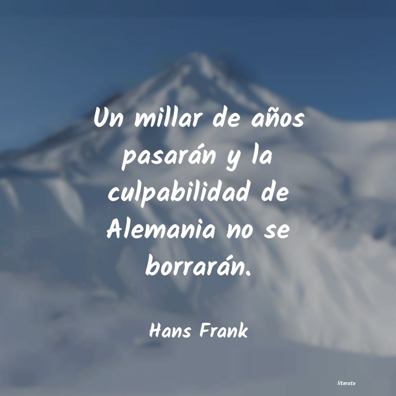 Frases de Hans Frank