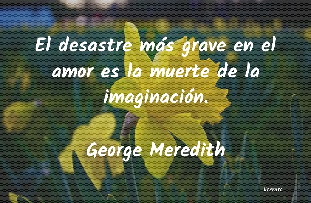 Frases de George Meredith