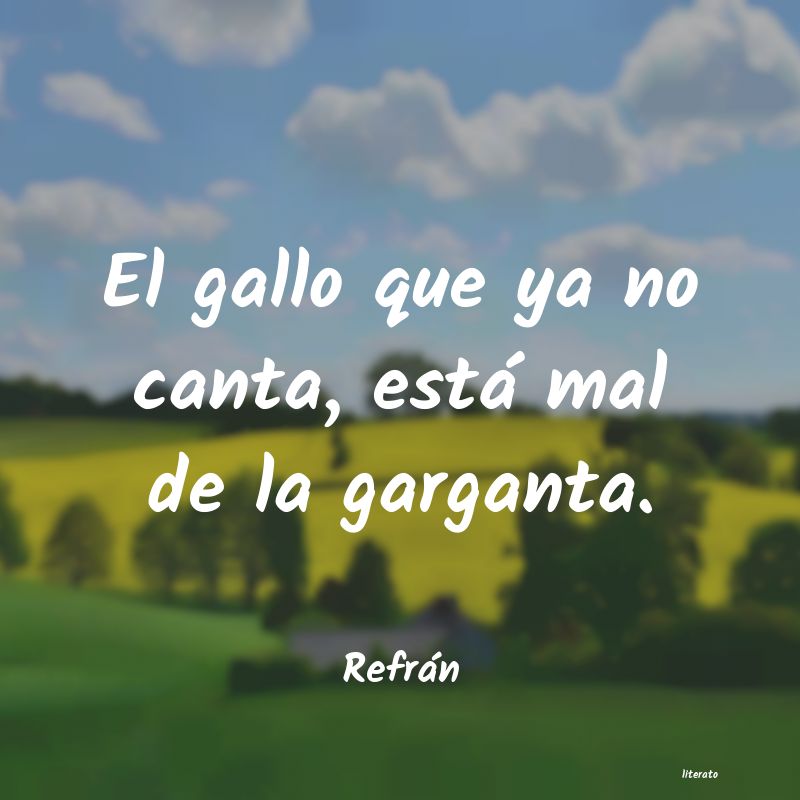 frases de Refrán