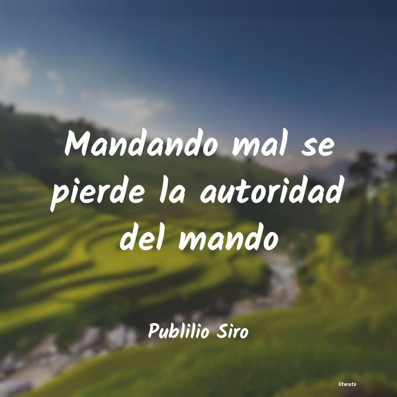 Frases de Publilio Siro