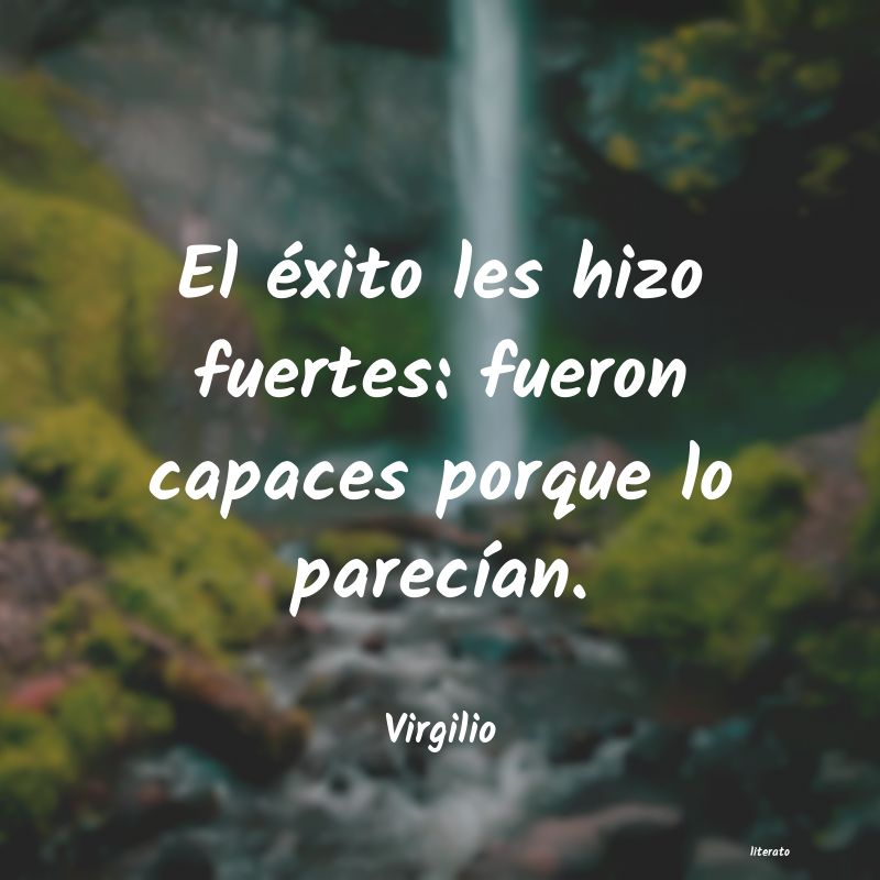 frases de Virgilio