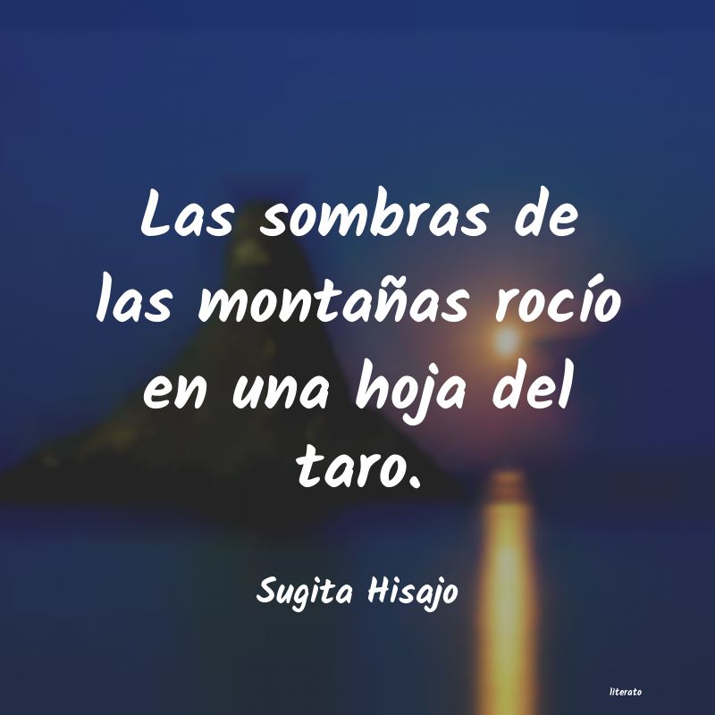 frases de Sugita Hisajo