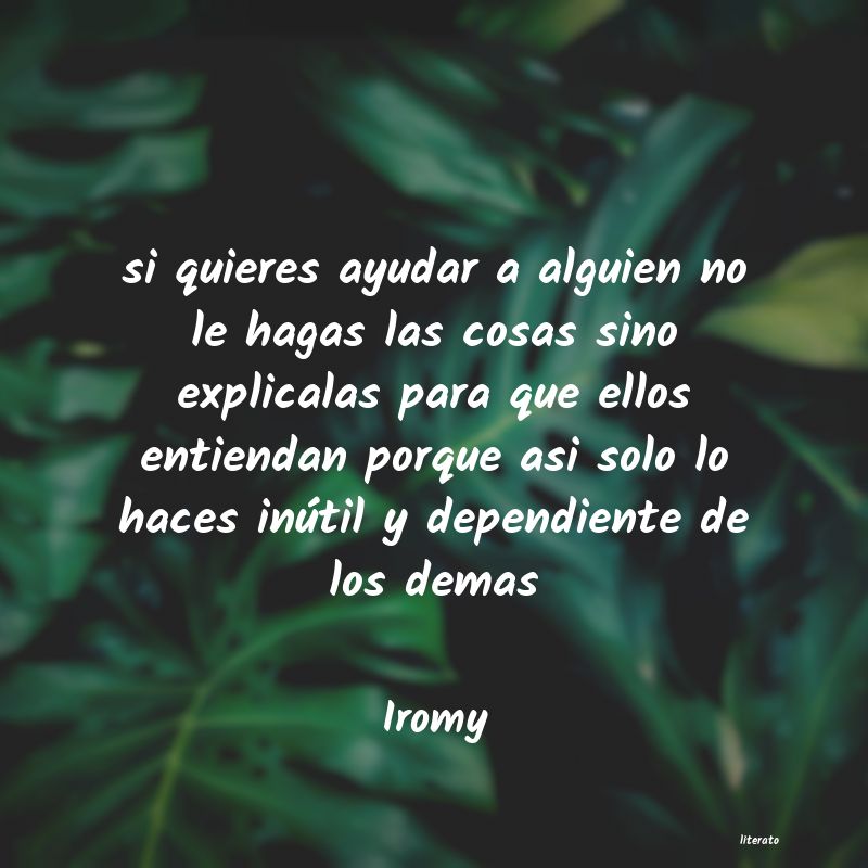 frases de Iromy