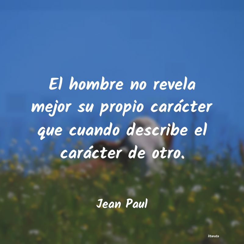 tipos de caracter