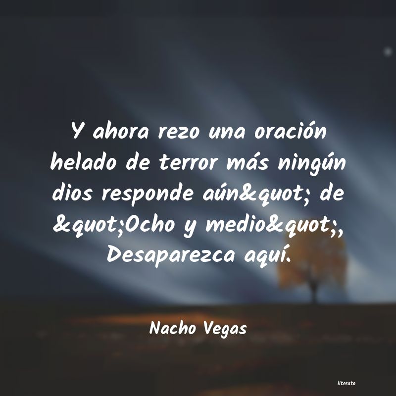 frases de Nacho Vegas