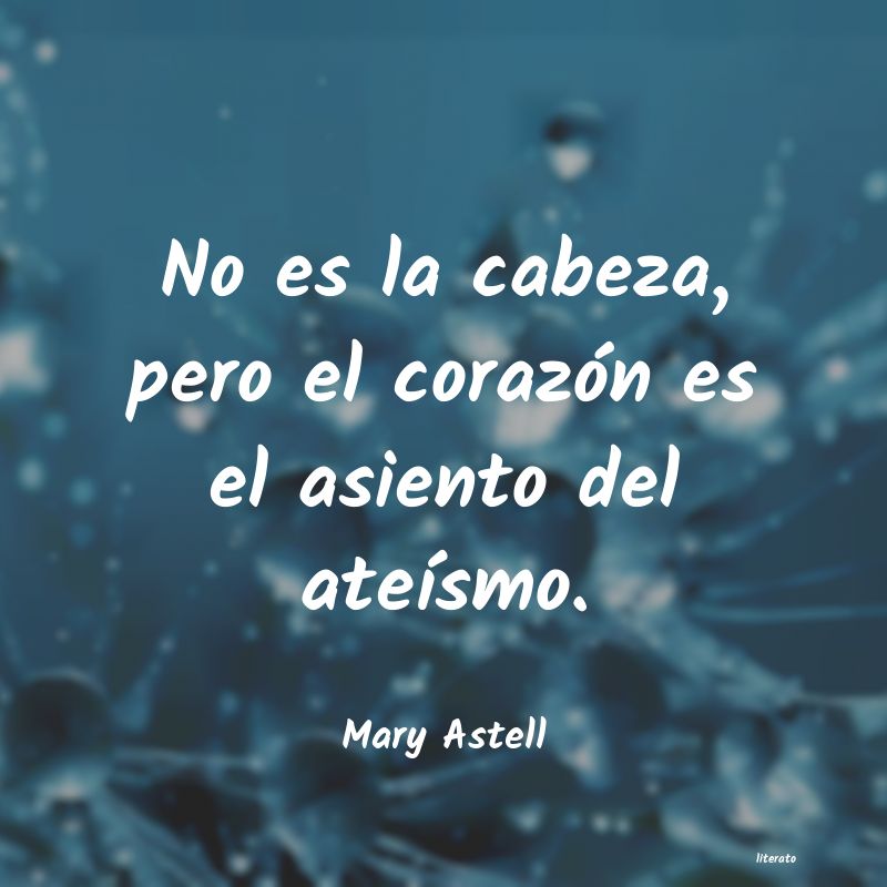 frases de Mary Astell