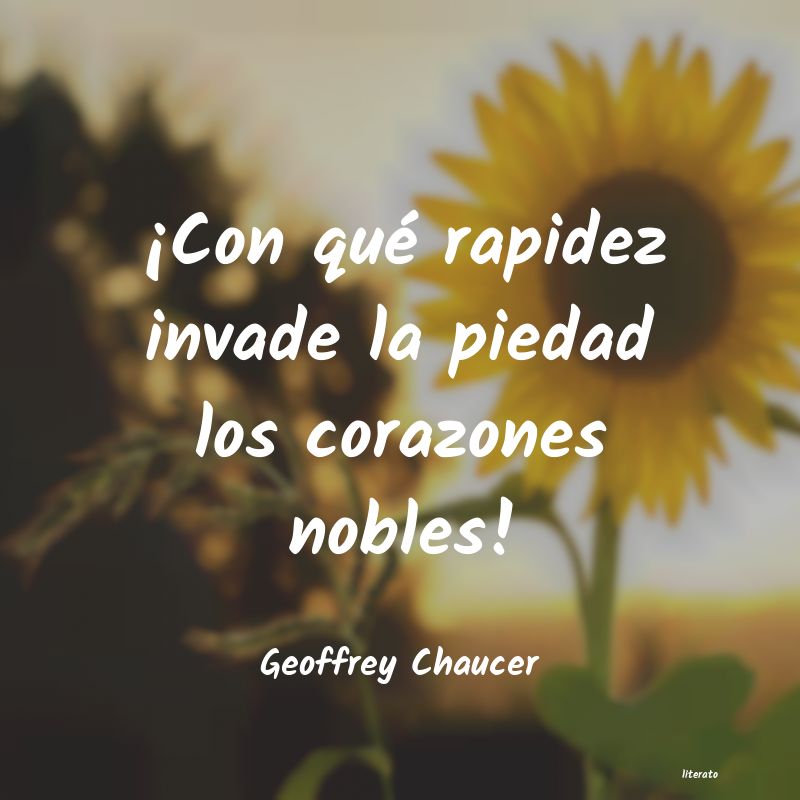 Frases de Geoffrey Chaucer