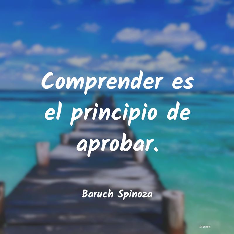 Frases de Baruch Spinoza