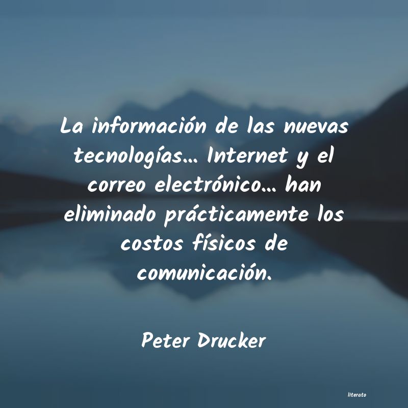 Frases de Peter Drucker