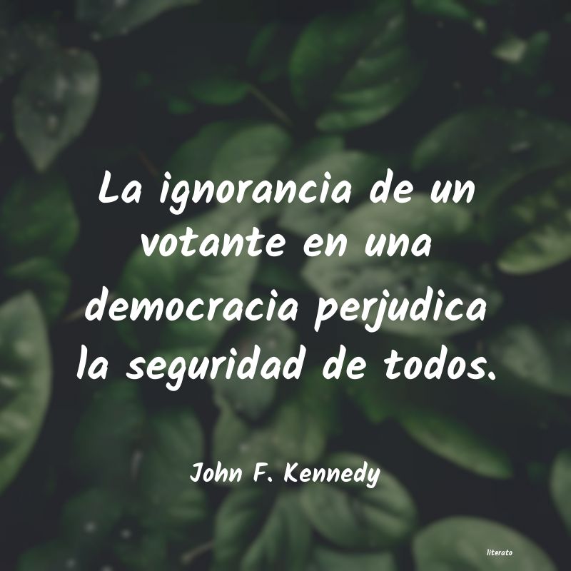 Frases de John F. Kennedy