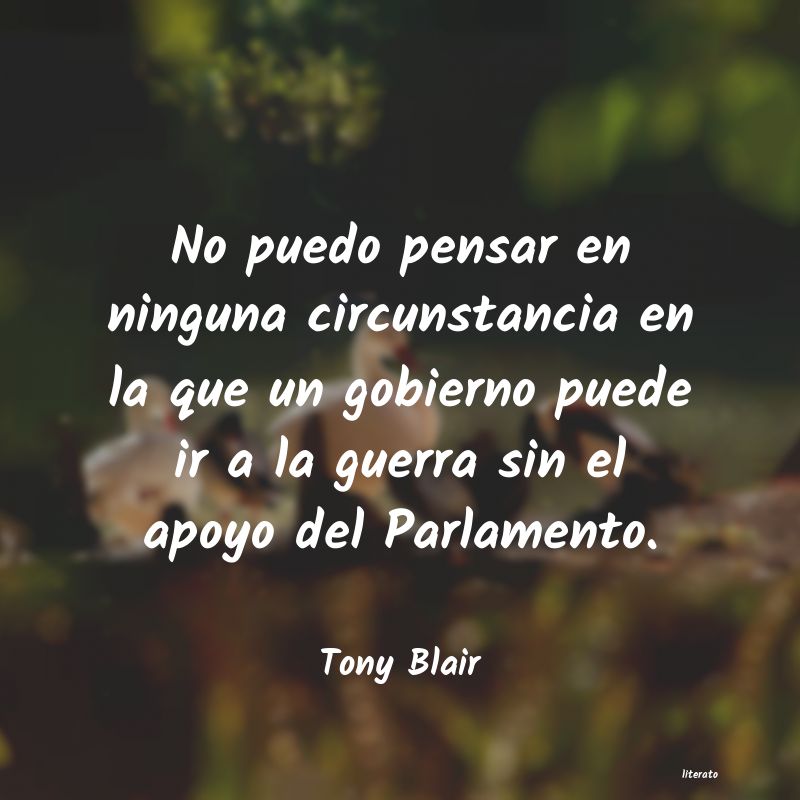 Frases de Tony Blair