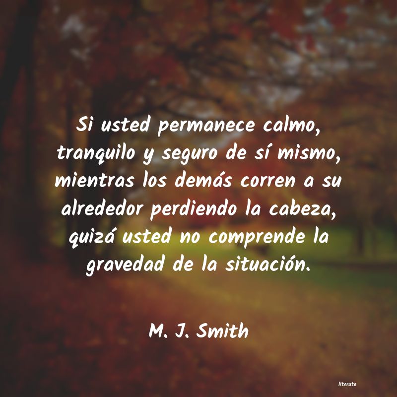 frases de M. J. Smith