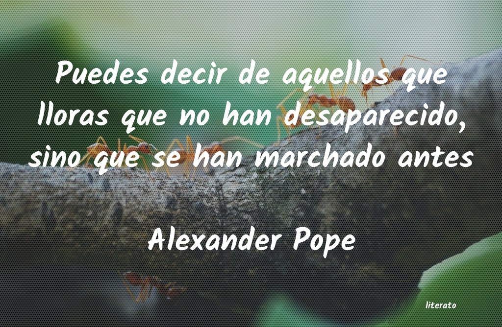 Frases de Alexander Pope