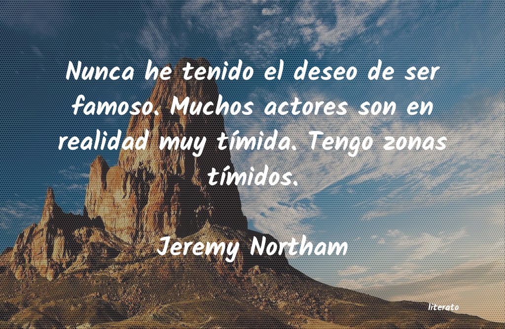 frases de Jeremy Northam