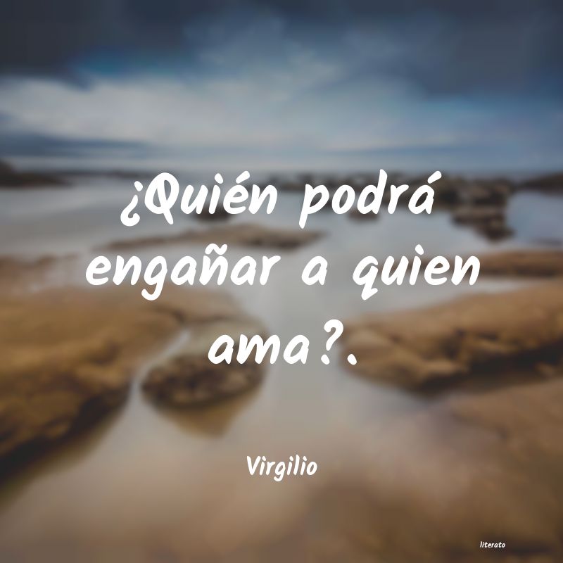 frases de Virgilio