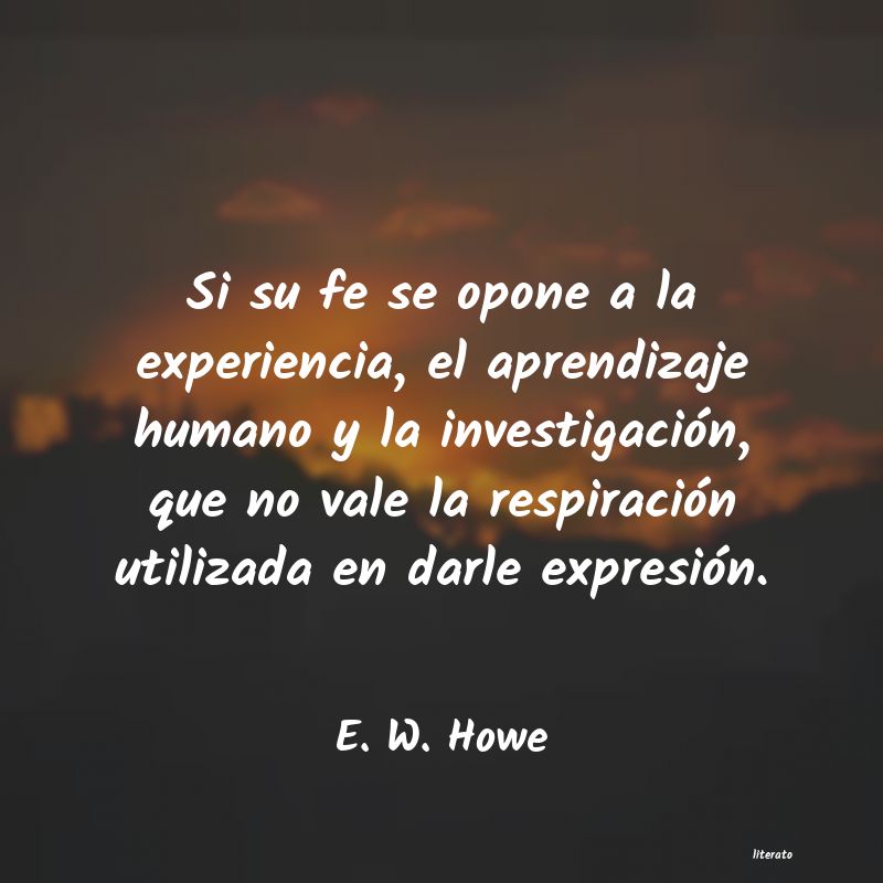 Frases de E. W. Howe